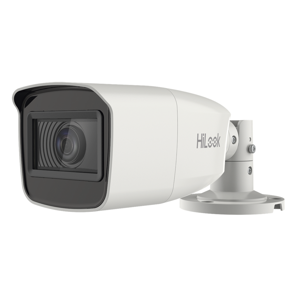 Bala TURBOHD 2 Megapíxel (1080p) / Lente Var. 2.8 a 12 mm / CLIMAS EXTREMOS / IR EXIR Inteligente 40 mts / Exterior IP66 / TVI-AHD-CVI-CVBS / dWDR