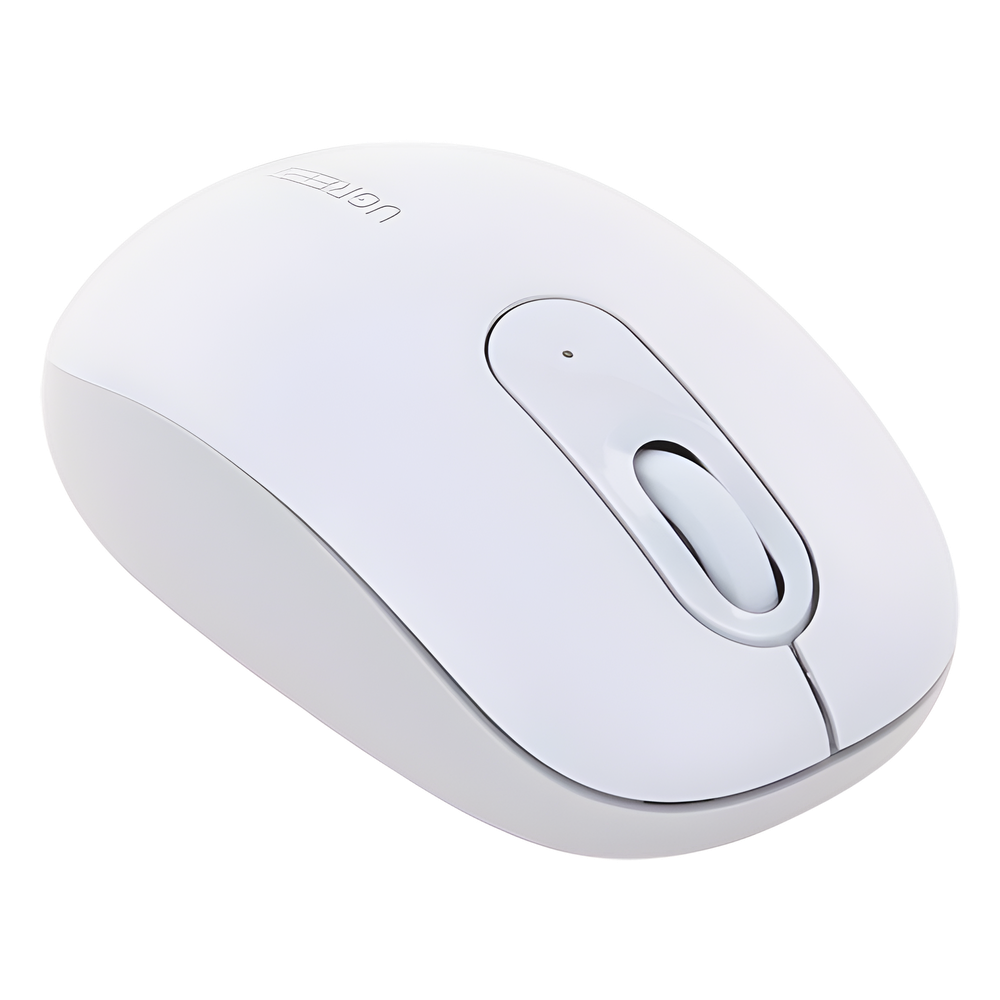 Mouse Inalámbrico 2.4G 800/1200/1600/2400 DPI | Función de 3 botones | Alcance 10m | Silencioso |  Ergonómico | Anti-caída y Anti-interferencias | Batería Alcalina AA incluida  | Color Dusty Blue.