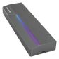 Carcasa para SSD M.2 NVMe y SATA / USB 3.2 Type-C 10 Gbps / ASUS Aura RGB SYNC / 2242 2260 2280 / Aleación de Aluminio