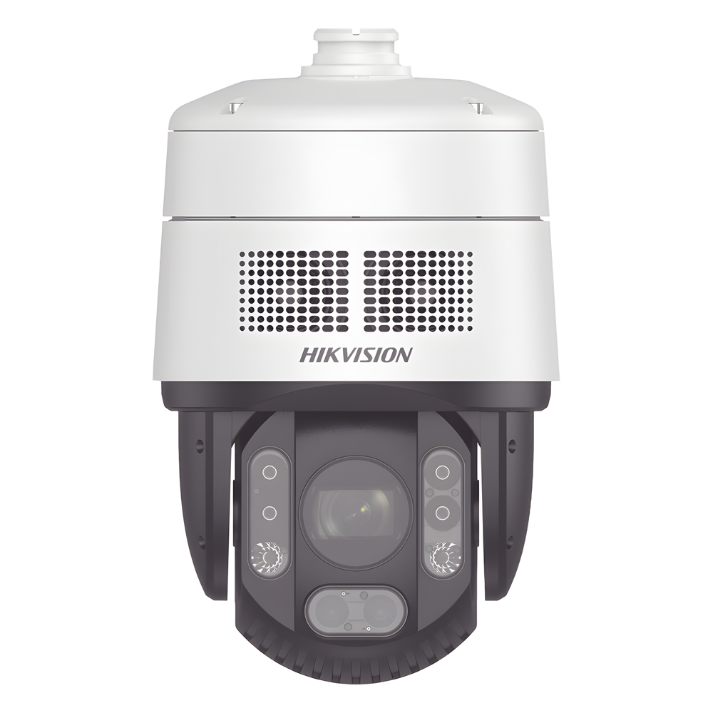 [PROTECCIÓN ACTIVA] Domo PTZ IP 4 Megapixel / 32X Zoom / 200 mts IR / Potente Alerta Audible y Luz Estroboscópica hasta 100 Metros / ACUSENSE / IP67 / IK10 /  / Autoseguimiento 2.0 / Hi-PoE / DARKFIGHTER / Rapid Focus / Micro SD