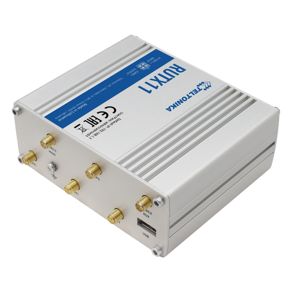 Router Industrial LTE 4.5G Cat 6 / 300 Mbps / WiFi 5 Dual Band / 4 Puertos Gigabit / Doble SIM / GNSS / PoE
