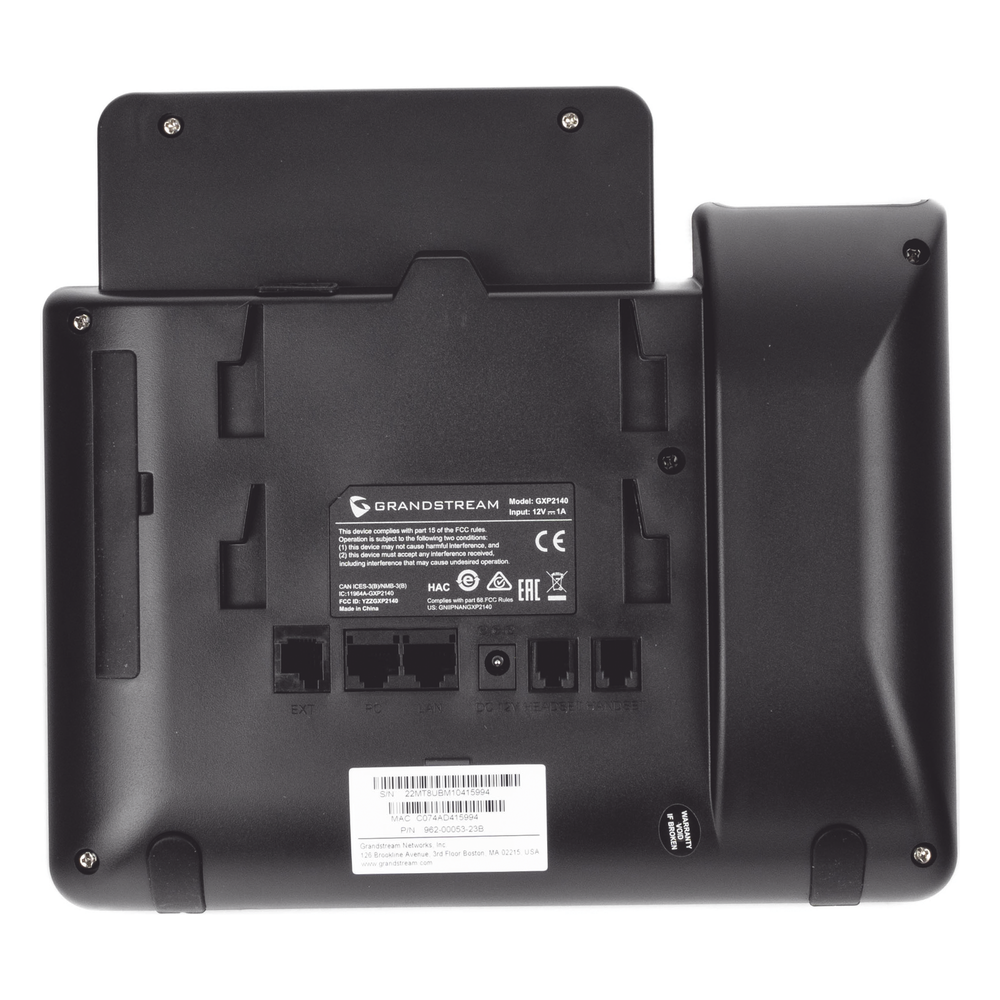 Teléfono IP Empresarial para 4 líneas. Puede agregar hasta 160 BLF (teclas de marcación rápida) con cuatro GXP2200EXT
