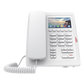 (H5W Color Blanco)Teléfono IP WiFi para Hotelería, profesional de gama alta con pantalla LCD de 3.5 pulgadas a color, 6 teclas programables para servicio rápido (Hotline) PoE