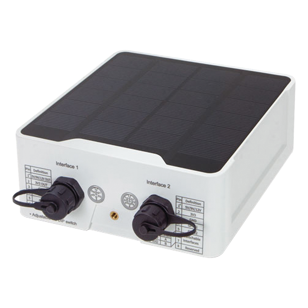 (LoRa) Controlador de nodo  IP67 para exterior Industrial, Compatible con LoRaWAN, Con Celda Solar y  Batería Integrada