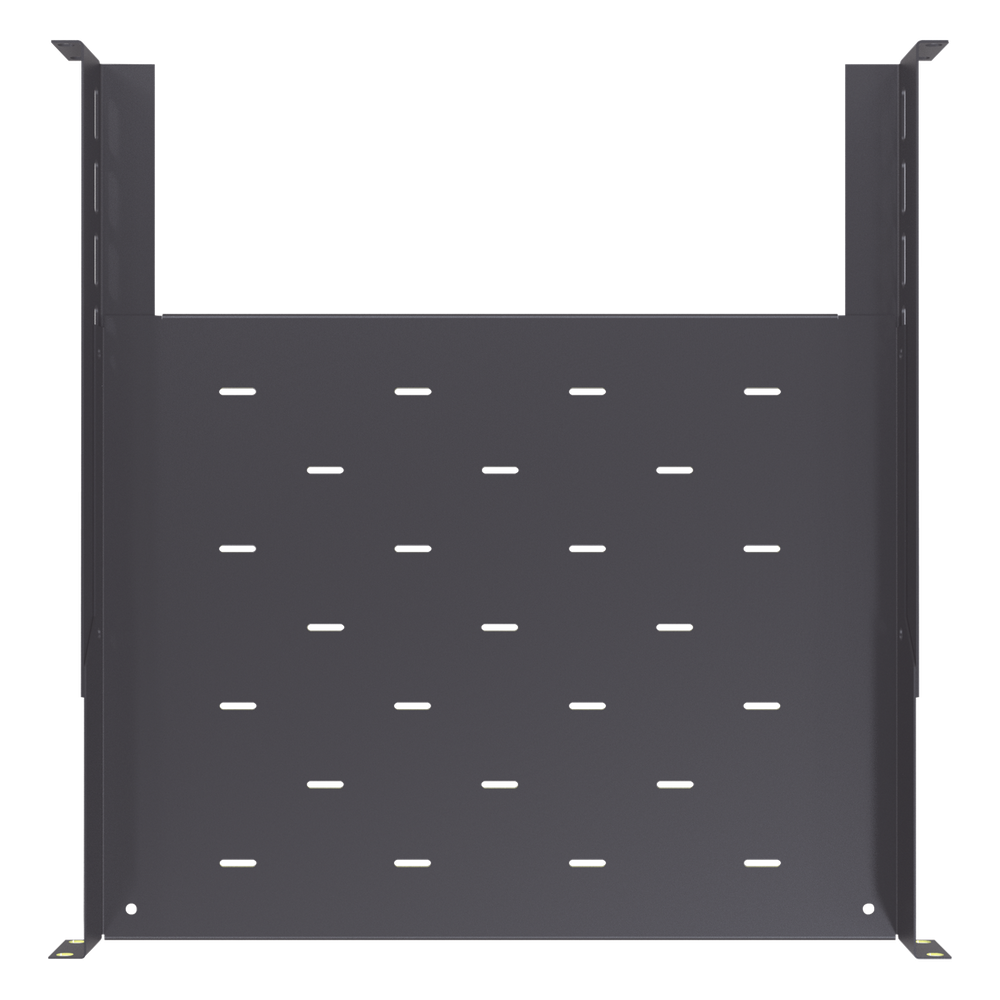 Charola para Gabinetes y Racks de Pared de 4 puntos de Fijación, Profundidad Ajustable de 347 a 489 mm