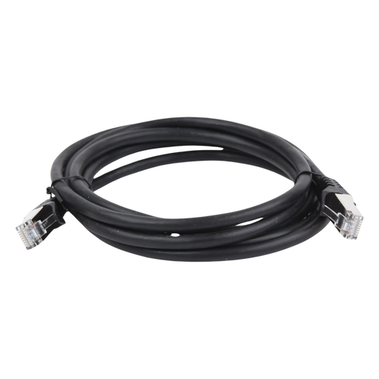 Cable de Parcheo FTP Cat6 - 2.0 Metros (6.56 Pies) - Negro