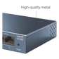 Switch de escritorio Gigabit de 5 puertos 10/100/1000Mbps, carcasa metálica