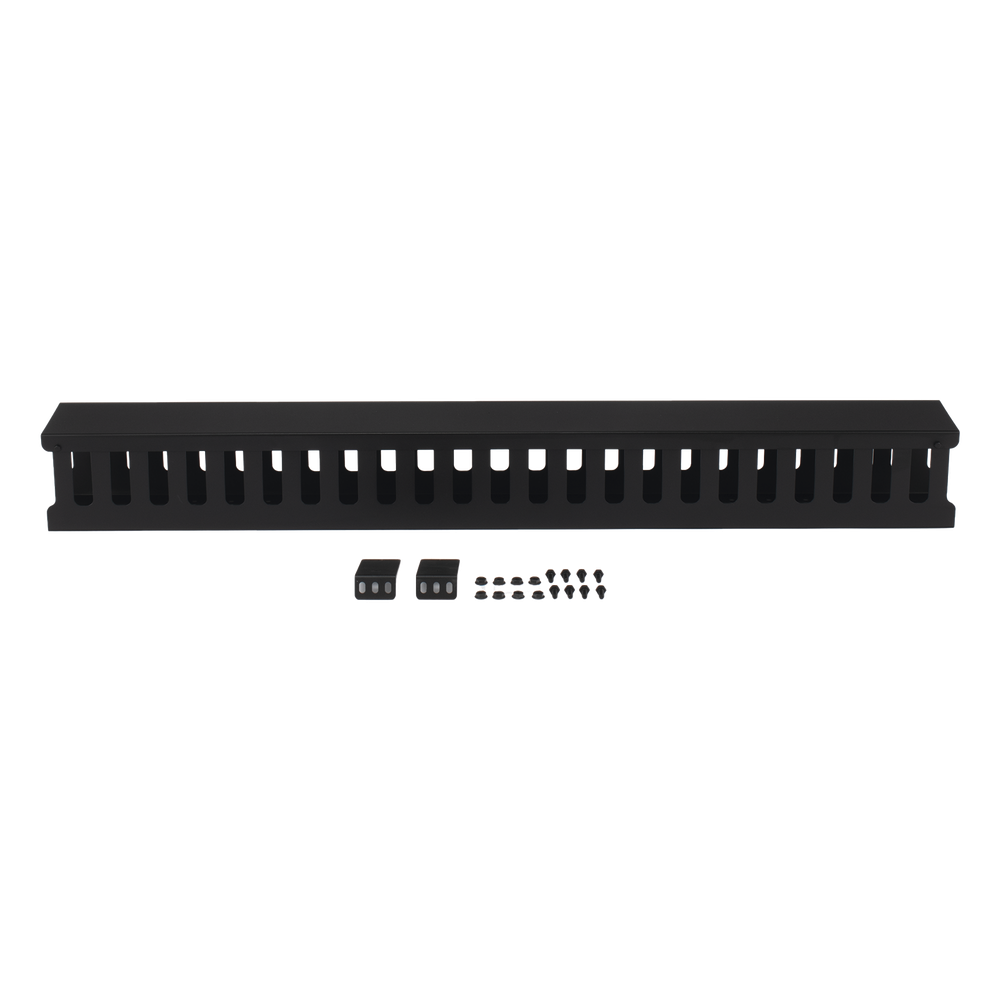 Organizador de Cable Vertical de 24 Unidades Rack Sencillo, Compatible con Racks Serie EIRL y EIQR