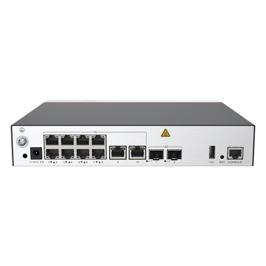 Controladora de Puntos de Acceso / 10 puertos 10/100/1000 Mbps / 2 puertos 10GE SFP+ / Hotspot 2.0 / Roaming Capa 2 y 3 / Rendimiento 10 Gbps / Soporta 256 APs / Hasta 2048 Clientes