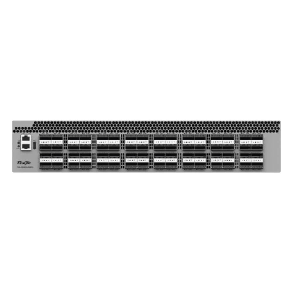 Switch DCI para Data Center / 64 Puertos QSFP28 100GE / 12.8 Tbps / 4,482 Mpps / VXLAN / M-LAG / RDMA / Lossless Ethernet PFC+ECN / 2 RU / Redundancia Hot-Swap