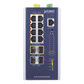 Switch Industrial Administrable Capa 3, Con 8 Puertos PoE Gigabit 802.3bt, 2 Puertos SFP de 1 G / 2.5 G, 2 Puertos SFP 10 G