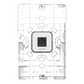Punto de acceso Wi-Fi 6 802.11ax de pared, MU-MIMO 2x2:2 (2.4G) y 3x3:2 (5G), Throughput inalámbrico de 3 Gbps y 4 puertos Gigabit cableados