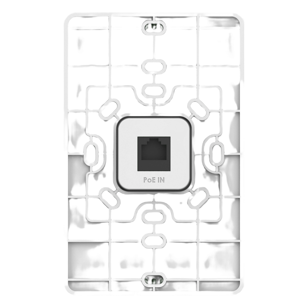 Punto de acceso Wi-Fi 6 802.11ax de pared, MU-MIMO 2x2:2 (2.4G) y 3x3:2 (5G), Throughput inalámbrico de 3 Gbps y 4 puertos Gigabit cableados