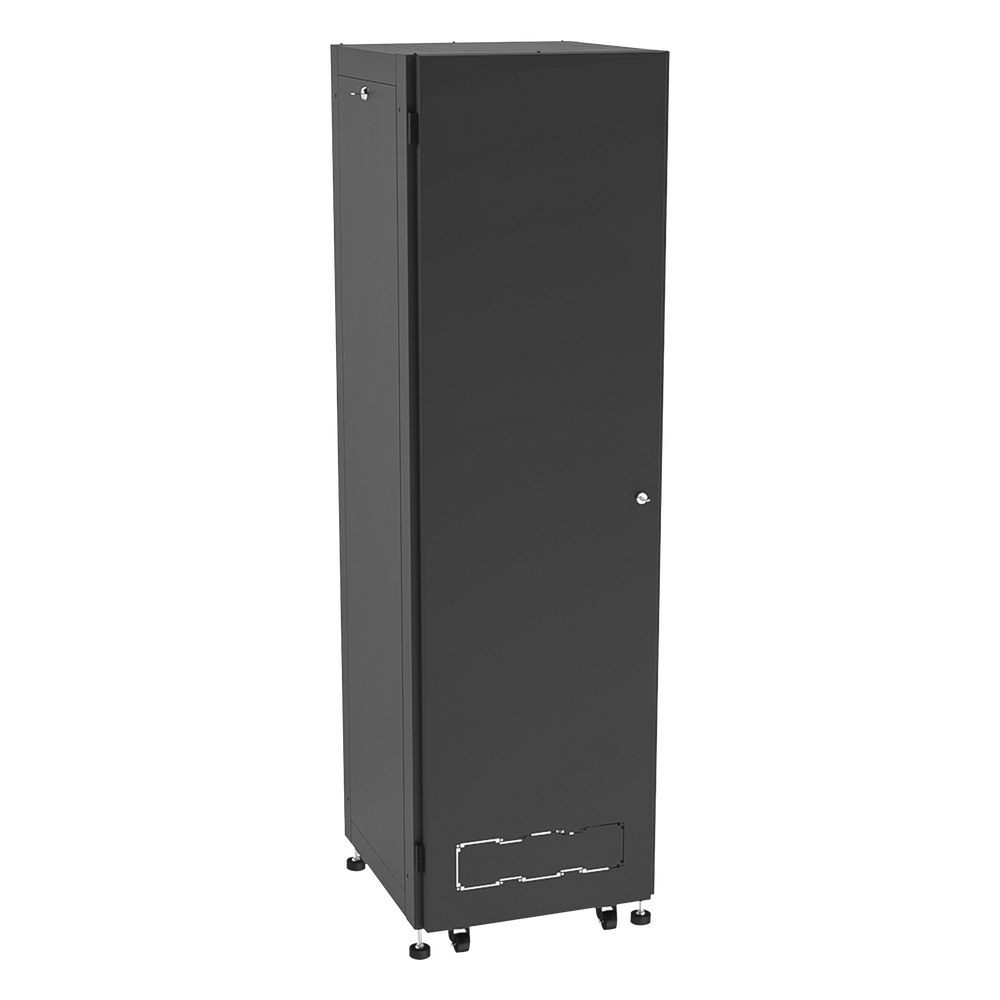 Gabinete para Telecomunicaciones Rack Estándar de 19", 42UR, 600 mm Ancho x 600 mm Profundidad. Fabricado en Acero, Se envía el Gabinete Armado.
