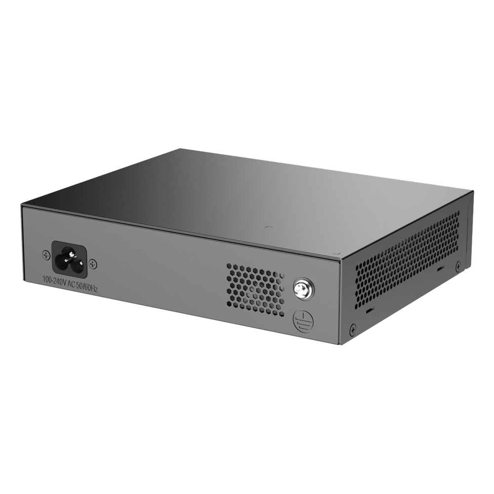 Switch PoE+ no Administrable, hasta 120 Watts, no administrable, 8 puertos PoE+, 2 Uplink Gigabit Ge / SFP