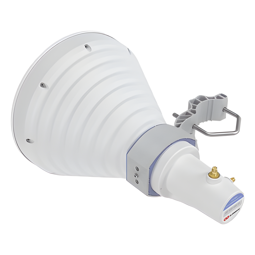 Antena Sectorial Simétrica Starter Horn de 30º, 5150 - 5950 MHz, ganancia de 18 dBi, conexión RP-SMA