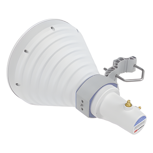 Antena Sectorial Simétrica Starter Horn de 30º, 5150 - 5950 MHz, ganancia de 18 dBi, conexión RP-SMA