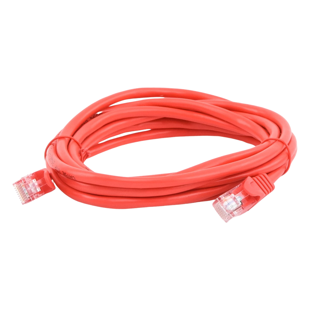 Cable de Parcheo UTP Cat5e - 3.0 Metros (9.84 Pies) - Rojo