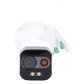 Cámara Bala IP Térmica y Óptica Biespectral / Análisis de Video (VCA) para Protección Perimetral / Clasifica Vehículo y Humano / Térmica 96 x 72 / Óptica 4 MP ColorVu / IP67 / micro SD de 256 GB/ PoE