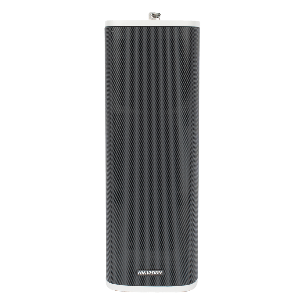 Bocina (Altavoz IP) | Tipo Columna | 60 Watts | No requiere amplificador | Exterior IP66 | Entrada de alarma | Voceo en tiempo real | Calendarización de audios | Micrófono y altavoz integrado
