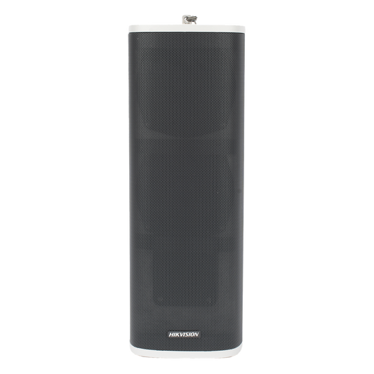 Bocina (Altavoz IP) | Tipo Columna | 60 Watts | No requiere amplificador | Exterior IP66 | Entrada de alarma | Voceo en tiempo real | Calendarización de audios | Micrófono y altavoz integrado