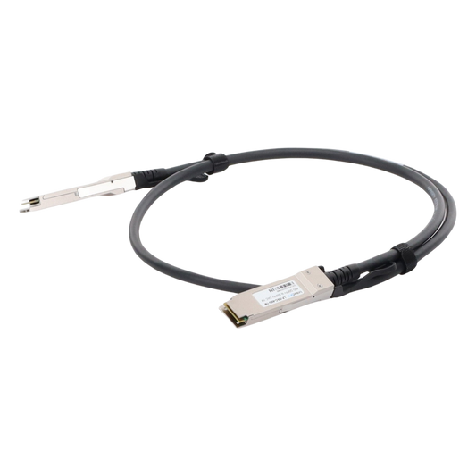 Cable DAC QSFP+ de 40 Gbps a 40 Gbps / Passive Direct Attach Copper Twinax Cable / Longitud: 1 metros
