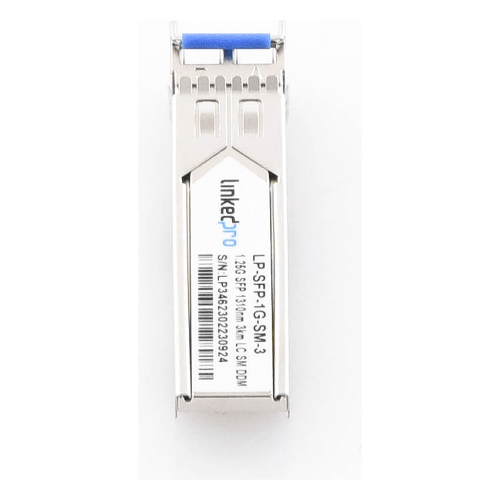 Transceptor Óptico SFP (Mini-Gbic) / Monomodo 1310 nm / 1.25 Gbps / 1000BASE / Conectores LC/UPC Dúplex / DDM / Hasta 3 km