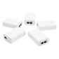 5 Unidades del Adaptador PoE Ubiquiti de 24 VDC, 1.0 A con puerto Gigabit, color blanco