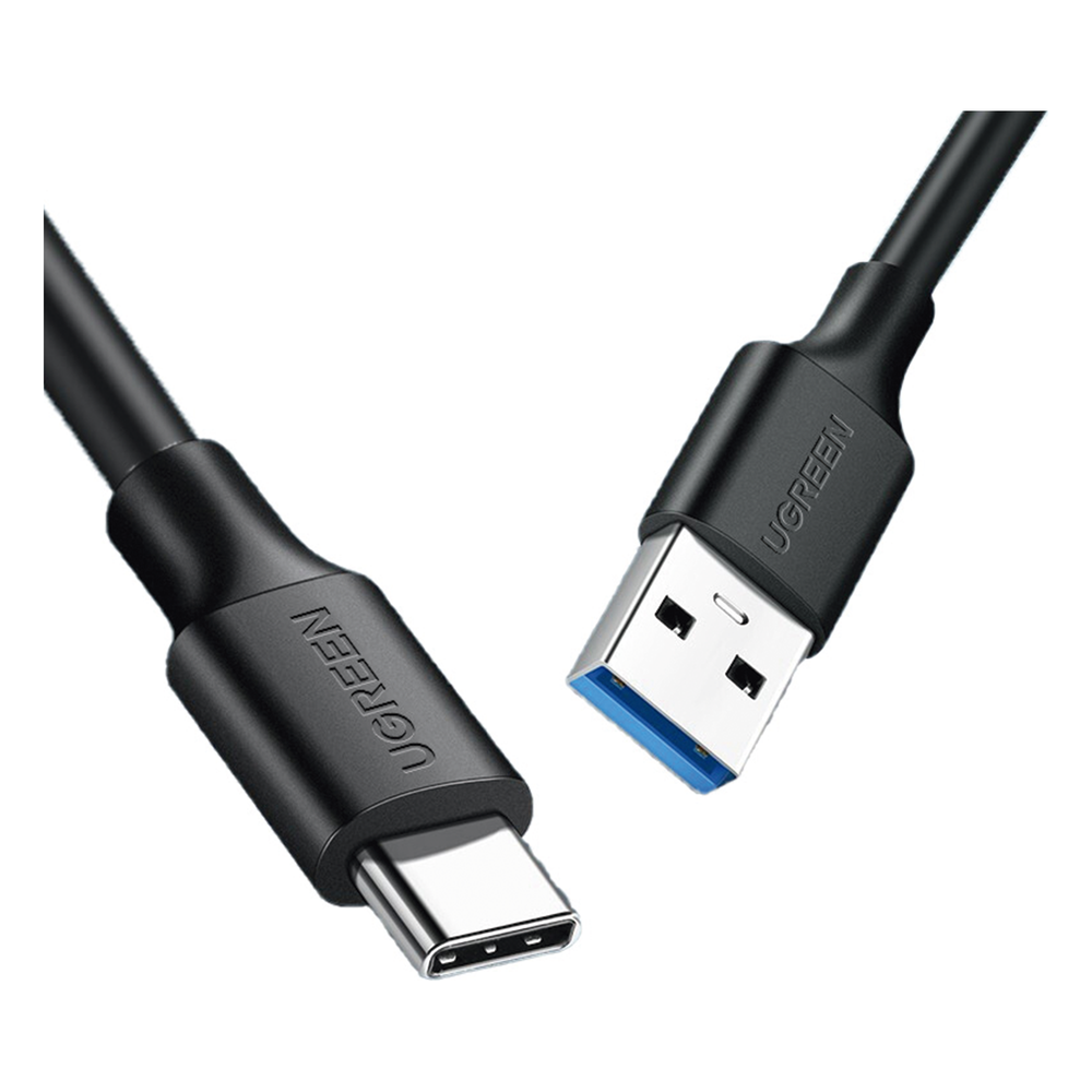 Cable USB-A a USB-C | 1 Metro | Carga y Sincronización de Datos | Carga Rápida 60W | Datos 5 Gbps | QC 3.0/2.0 | FPC | AFC | Protección Integrada | Duradero y Flexible| Caja ABS | Cubierta de TPE | Color Negro.