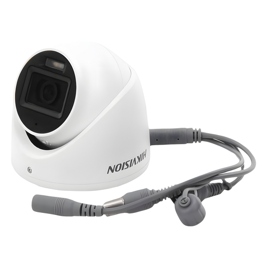 [Dual Light + ColorVu] Turret TURBOHD 2 Megapixel (1080p) / Lente 2.8 mm / 30 mts IR + 20 mts Luz Blanca / Gran Angular 101° / Exterior IP67 / Micrófono Integrado /  4 Tecnologías /  Metal