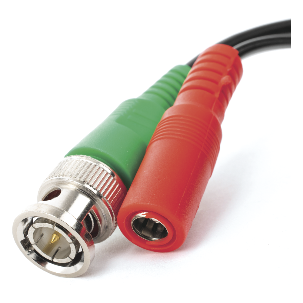 Cable Coaxial (BNC RG59) + Alimentación / SIAMES / 5 Metros (16.40 Pies) / 100% Cobre / Para Cámaras 4K / Uso Interior y Exterior