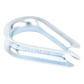 Cuello/ Guardacabo/ Rozadera para Cable de 3/8" de Acero Galv. por Inmersión.