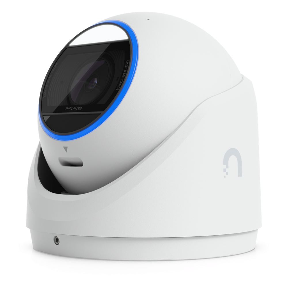 UniFi Protect G6 Pro Turret – Cámara 4K PoE+ Antimanipulación y Todo Clima con Motor de IA Multi-TOPS, Zoom Óptico 2.36× y Sensor CMOS 1/1.2
