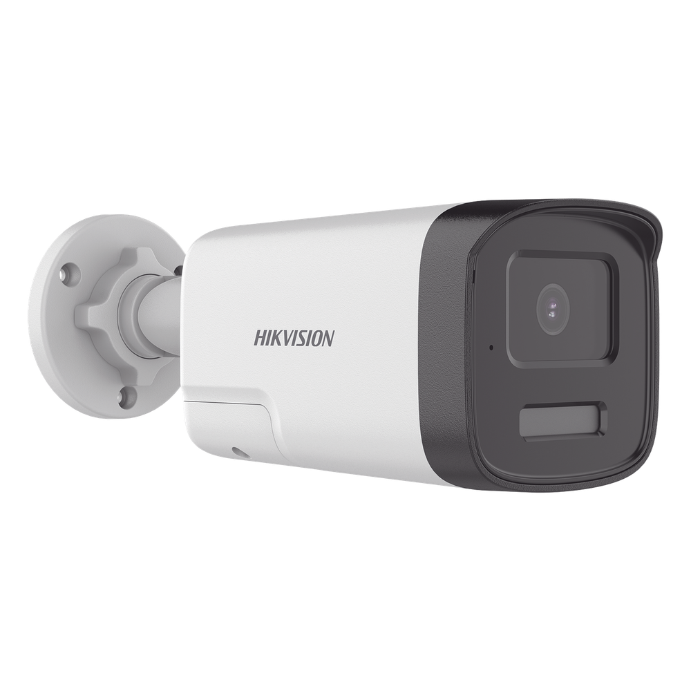 [Audio Bidireccional + Dual Light + ColorVu] Bala TURBOHD 3K  (5 Megapixel) / Lente 3.6 mm / 40 mts IR EXIR + 40 mts Luz Blanca / Micrófono y Bocina Integrado / Exterior IP67 / dWDR