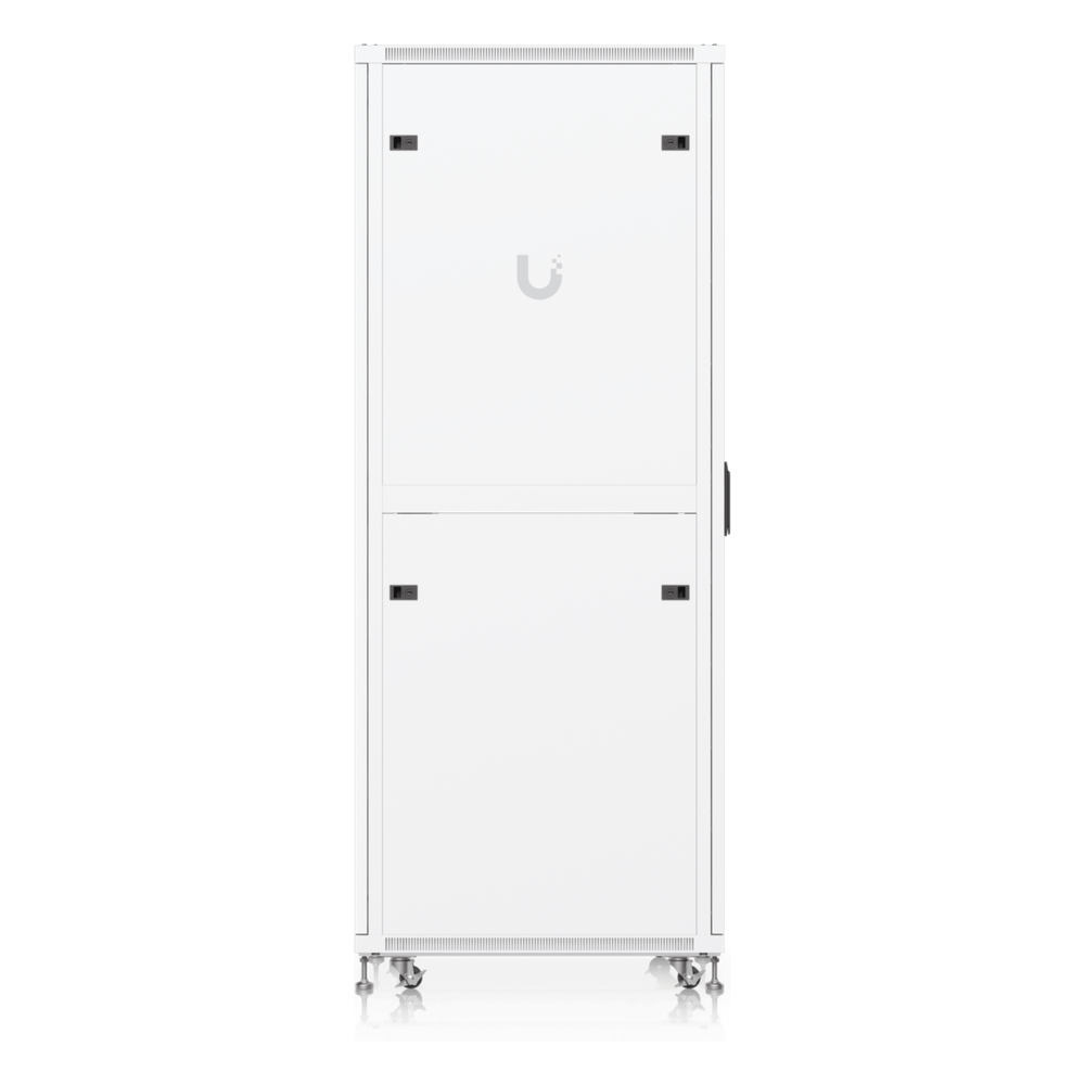UACC Rack Cabinet 42U (600 × 800 mm) – Gabinete de Piso Totalmente Ensamblado con Ventiladores Integrados, Paneles Removibles, Ruedas con Seguro y Puerta Frontal de Vidrio Templado