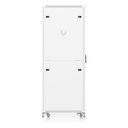 UACC Rack Cabinet 42U (600 × 800 mm) – Gabinete de Piso Totalmente Ensamblado con Ventiladores Integrados, Paneles Removibles, Ruedas con Seguro y Puerta Frontal de Vidrio Templado