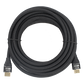 Cable HDMI de 5 Metros (16.40 Pies) | Alta Definición | Longitud | Versión 2.0 | Alta Velocidad 18Gbps | 4K@60Hz | Conectores Chapados en Oro | Tipo Redondo