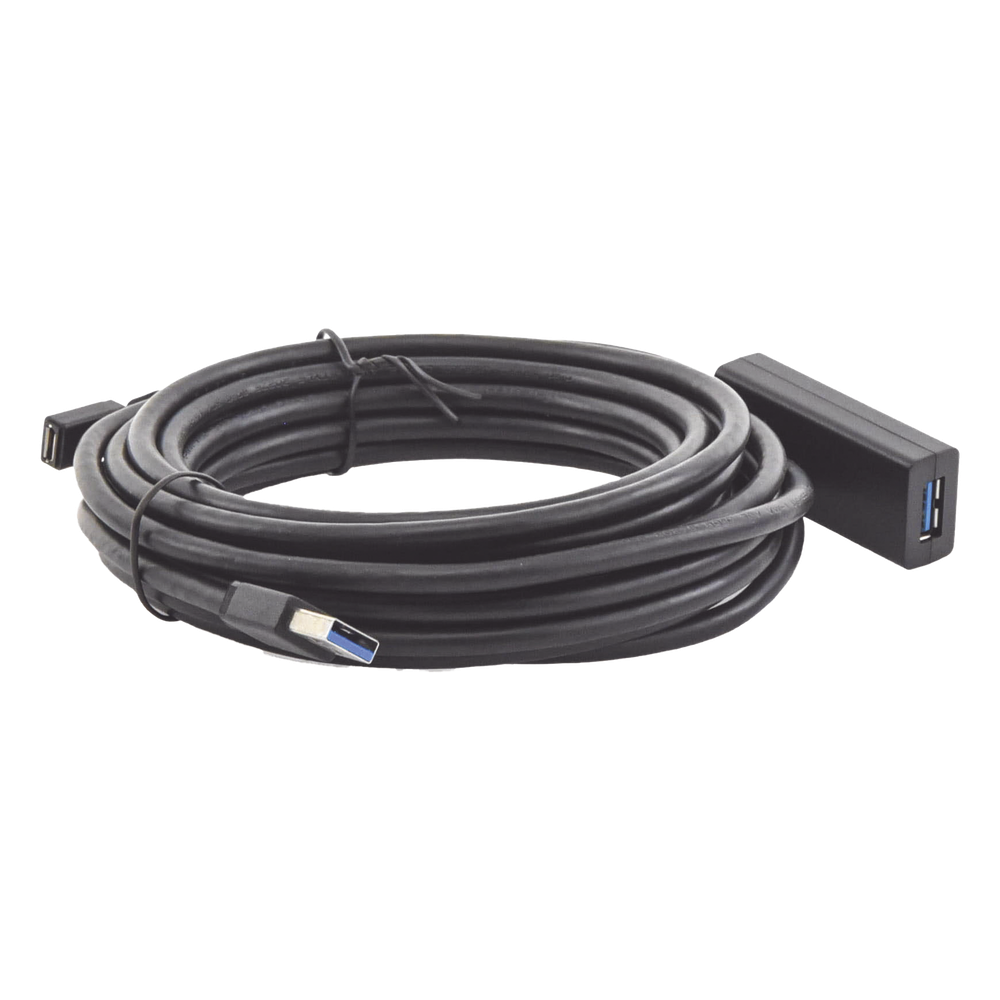 Cable de Extensión Activo USB 3.0 con puerto de alimentación Micro USB / 5 Metros / USB 3.0 a 5Gbps / No requiere controlador / Ideal para impresoras, consolas , Webcam, etc.
