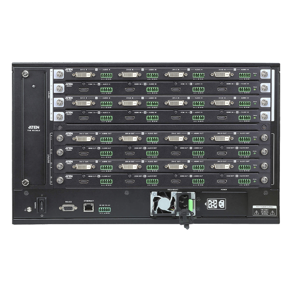 Matriz de Conmutación HDMI | 16 Entradas x 16 Salidas | Solución Modular | Múltiples Métodos de Control