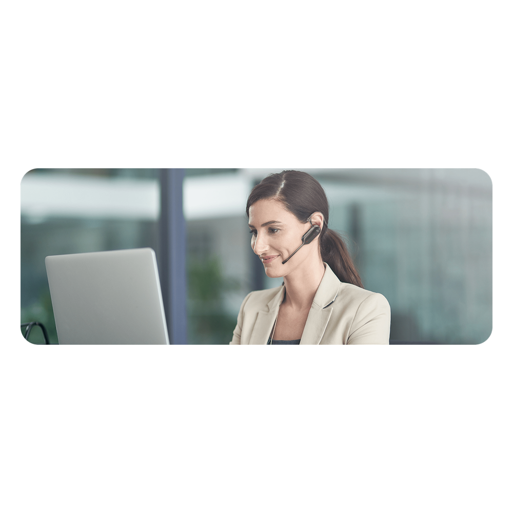 Auricular DECT Inalámbrico WH63 E2 de Yealink con Certificación Teams y Cancelación de Ruido Profesional