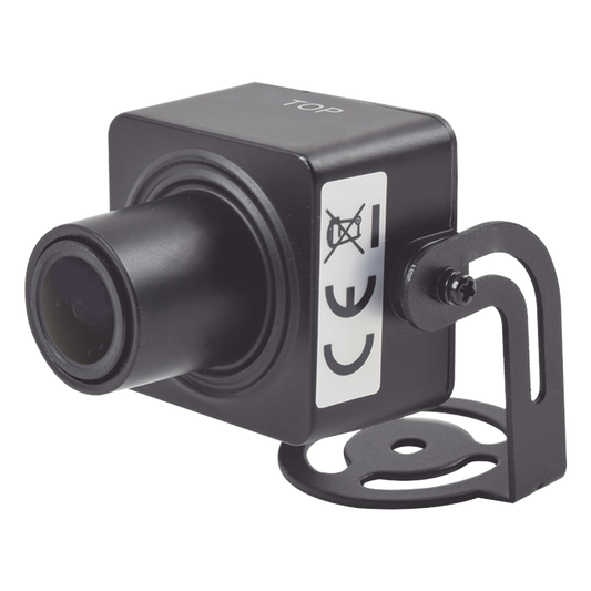 Cámara Oculta IP 2 Megapixel / Lente 2.8 mm / H.265+ / Interior / WDR / 12 Vcc / Ultra Baja Iluminación / Entrada de Audio