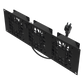 Kit de 3 Ventilador 110 Vca (12 x 12 cm) con Clavija 5-15P. Para instalación en Postes Rack