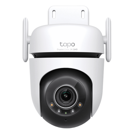 Cámara de Seguridad Exterior PTZ Wi-Fi / 2K QHD 4MP (2560×1440) / Visión Nocturna Color Starlight / Seguimiento 360° / IP66 / Detección IA Personas-Mascotas-Vehículos / Audio Bidireccional / Almacenamiento microSD 512
