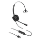 Diadema monoaural con tecnología antishock para teléfonos IP FANVIL con interfaz USB con micrófono de cancelación de ruido, larga durabilidad