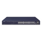 Switch Administrable Capa 2 de 24 Puertos Gigabit 10/100/1000T, 2 Puertos SFP 100/1000X , Cuenta con una Interfaz de Consola