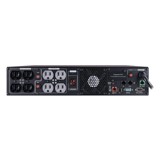 UPS de 1000 VA/1000 W, Topología Línea Interactiva, Entrada 120 Vca NEMA 5-15P, Onda Senoidal Pura, Torre o Rack 2 UR, Con 8 Tomas NEMA 5-15R