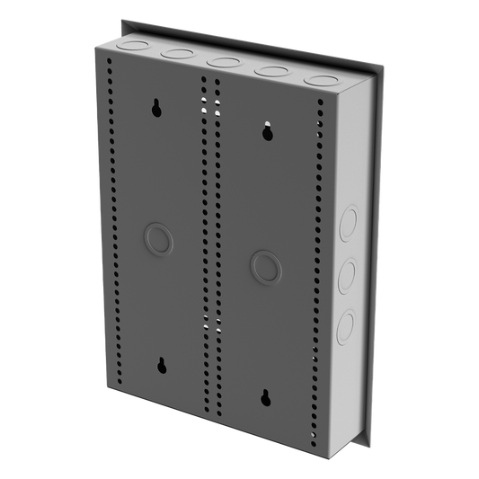 Gabinete de Medios de 19 Pulgadas de alto, para Empotrar en Pared (360 x 478 x 95 mm).