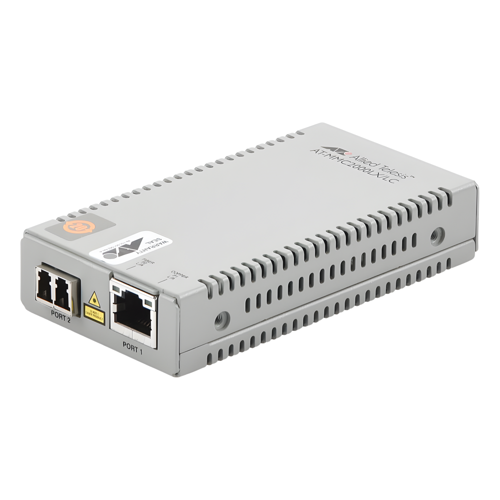 Convertidor de medios Gigabit Ethernet a fibra óptica, conector LC, monomodo (SMF), versión TAA (Trade Agreement Act), 10 km