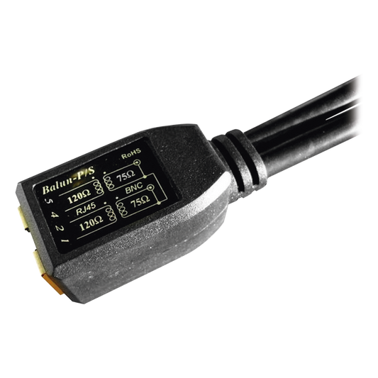 Balun E1 - Adaptador 75 ohms a jack RJ45 120 ohms tipo pigtail