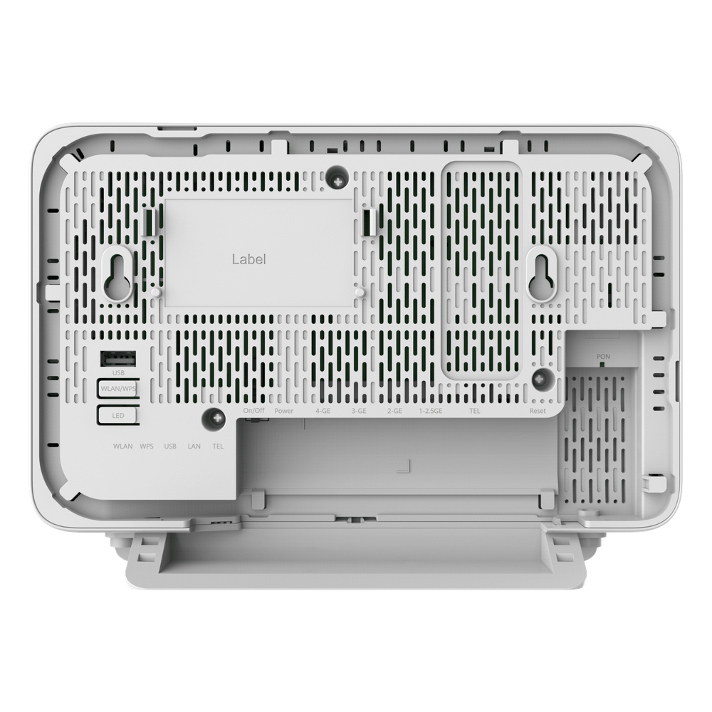 ONT XGS-PON / Wi-Fi 7 / 1x2.5GE + 3xGE + 1xPOTS + 1xUSB 2.0 / 2×2 MIMO 5 dBi / 4096 QAM 160 MHz / MLO Multi-RU / Smart O&M